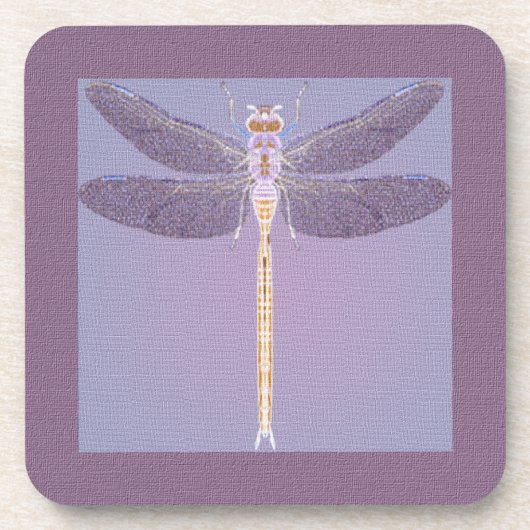 Dessous-de-verre libellule violette (Devant)