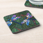 Dessous-de-verre Libellules en verre souillé (Côté gauche)