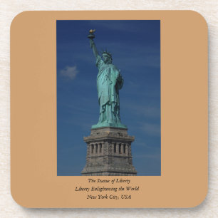 Dessous-de-verre Liberty Enlightening the World - Statue de la Libe