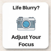Dessous-de-verre Libre, Ajustez votre attention sur un (Devant)