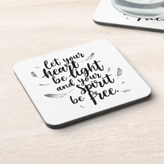 Dessous de verre libre Esprit (Côté gauche)