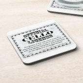 Dessous-de-verre Licence Cello (Côté gauche)