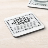 Dessous-de-verre Licence Melodeon (Côté gauche)