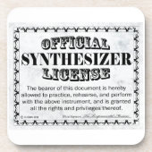 Dessous-de-verre Licence Synthesizer (Devant)