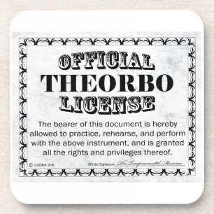 Dessous-de-verre Licence Theorbo