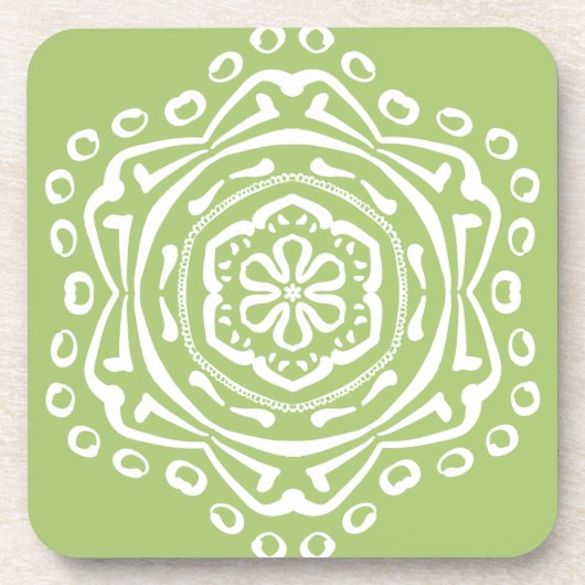 Dessous-de-verre Lichen Mandala (Devant)
