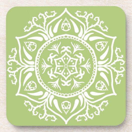 Dessous-de-verre Lichen Mandala (Devant)