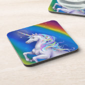 Dessous-de-verre Licorne avec Arc-en-Ciel (Côté gauche)