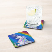 Dessous-de-verre Licorne avec Arc-en-Ciel (Côté Droit)