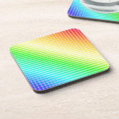 Dessous-de-verre Lignes arc-en-ciel (Côté gauche)