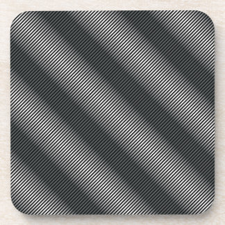 Dessous-de-verre Lignes de gradation noir et blanc ultra-minces