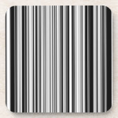 Dessous-de-verre Lignes noires et blanches (Devant)