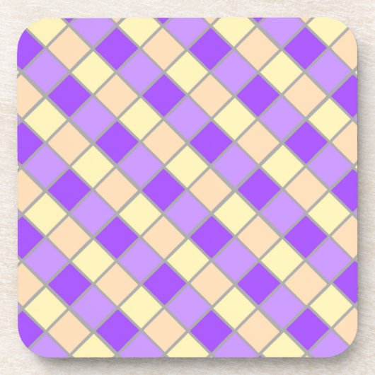 Dessous-de-verre Lilac et Peach (Devant)
