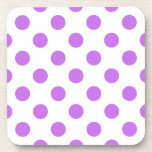 Dessous-de-verre Lilac et pois blancs<br><div class="desc">Lilac et pois blancs</div>