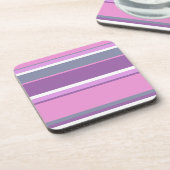 Dessous-de-verre Lilac rayures (Côté gauche)