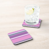 Dessous-de-verre Lilac rayures (Côté Droit)