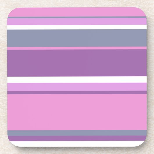 Dessous-de-verre Lilac rayures (Devant)
