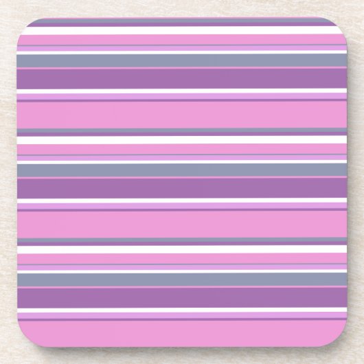 Dessous-de-verre Lilac rayures (Devant)