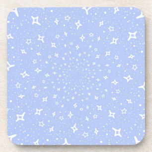Dessous-de-verre Lilac white stars cosmos univers astronomie violet
