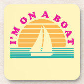 Dessous-de-verre L'île isolée sur un bateau (Devant)