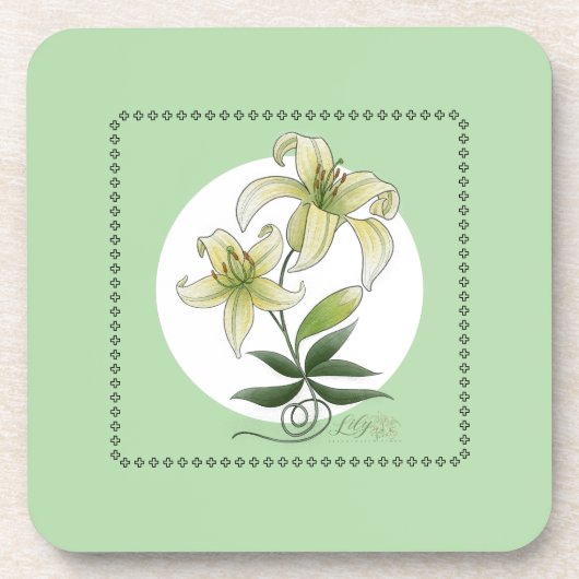 Dessous-de-verre Lilies (Devant)