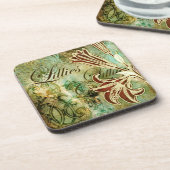 Dessous-de-verre Lillies (Côté gauche)