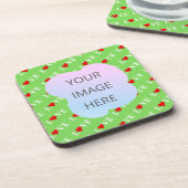 Dessous-de-verre Lime Green LOVE (Côté gauche)