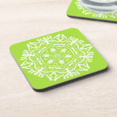Dessous-de-verre Lime Mandala (Côté gauche)