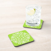 Dessous-de-verre Lime Mandala (Côté Droit)