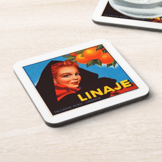 Dessous-de-verre Linaje Citrus (Côté gauche)