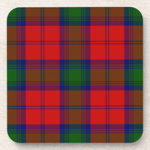 Dessous-de-verre Lindsay tartan rouge vert plaid