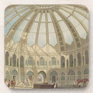 Dessous-de-verre L'intérieur des écuries, des 'vues du RO