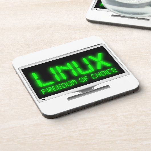 Dessous-de-verre Linux - Liberté De Choix (Côté gauche)