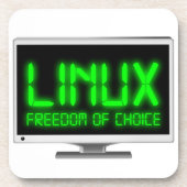 Dessous-de-verre Linux - Liberté De Choix (Devant)