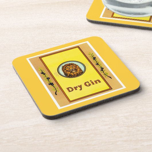 Dessous-de-verre Lion à grains secs (Côté gauche)