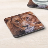 Dessous-de-verre Lion africain (Côté gauche)