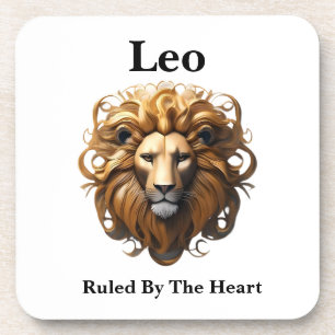 Dessous-de-verre Lion, Lion, Dirigé Par Le Coeur,