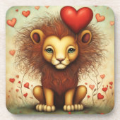 Dessous-de-verre Lion Love 1 (Devant)