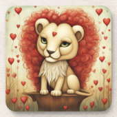 Dessous-de-verre Lion Love 3 (Devant)