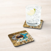 Dessous-de-verre Lips Maquillage Beauté Filles Cadeau Personnalisé (Côté Droit)