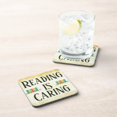 Dessous-de-verre Lire est Caresser Beverage Coaster (Côté Droit)