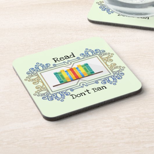 Dessous-de-verre Lire Ne pas interdire la couverture de boissons (Côté gauche)