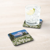 Dessous-de-verre Lis de l'avalanche et Mont Rainier 2 (Côté Droit)