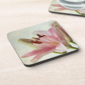 Dessous-de-verre Lis roses (Côté gauche)