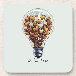 Dessous-de-verre Lit par amour