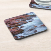 Dessous-de-verre Littoral rocheux avec eau, Canada (Côté gauche)