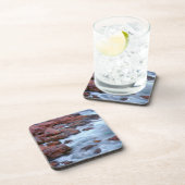 Dessous-de-verre Littoral rocheux avec eau, Canada (Côté Droit)