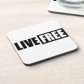 DESSOUS-DE-VERRE LIVE FREE (Côté gauche)