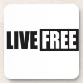 DESSOUS-DE-VERRE LIVE FREE (Devant)