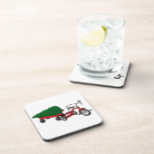 Dessous-de-verre livraison d'arbres de noël (Côté Droit)